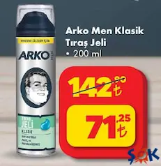 ARKO MEN KLASİK TIRAŞ JELİ 200 ML